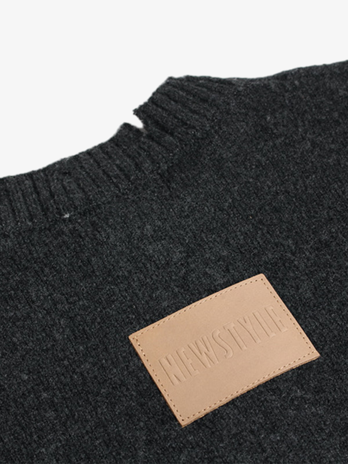 Stylish Half-Zip Knit Sweater for Men - Perfect for Casual and Outdoor Wear 