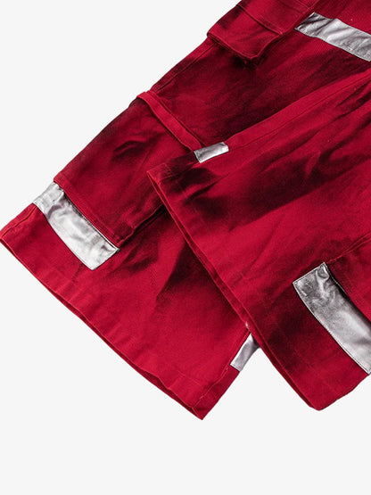 Cyberpunk Reflective Multi-Pocket Cargo Pants