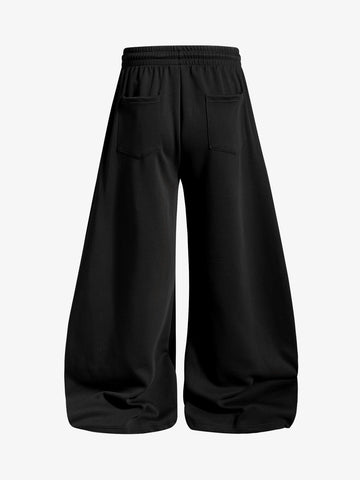 Napoleon Cord Embroidery Baggy Sweatpants