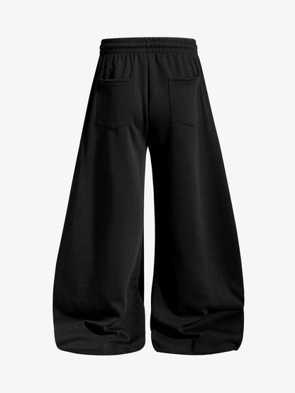 Napoleon Cord Embroidery Baggy Sweatpants