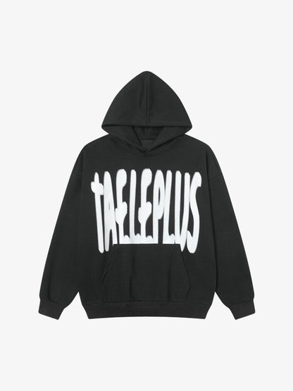 Street Graffiti Letter Print Hoodie 