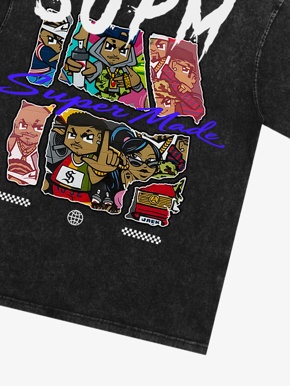 Street figures Bold Graphic T-Shirt 