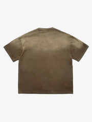 Twin Angels Cross Washed T-Shirt 