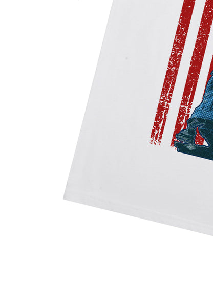 Original Rock Statue Of Liberty Print T-shirt 