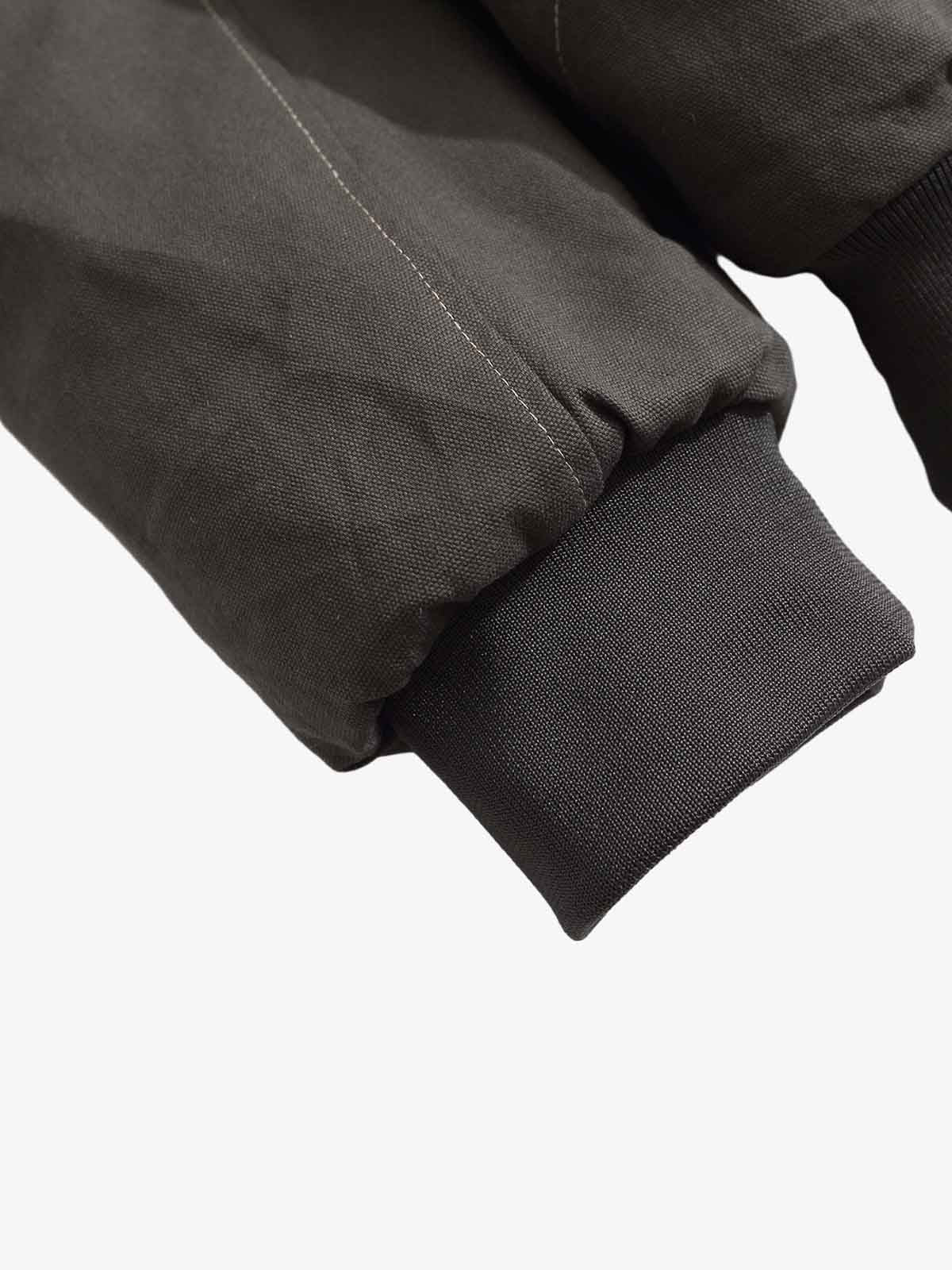 Faux Fur Hooded Padded Bomber Jacket 