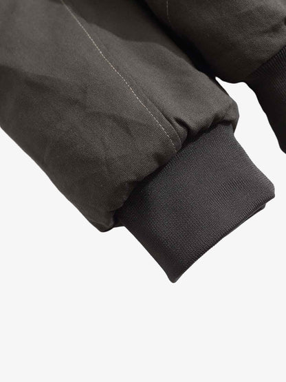 Faux Fur Hooded Padded Bomber Jacket 