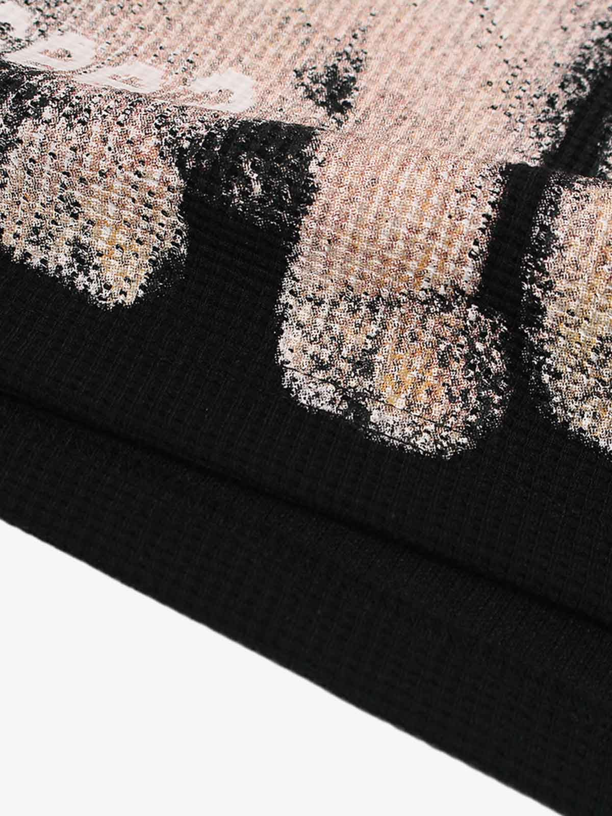 Unique Cat Graphic Long Sleeve Sweatshirt for Casual Wear 