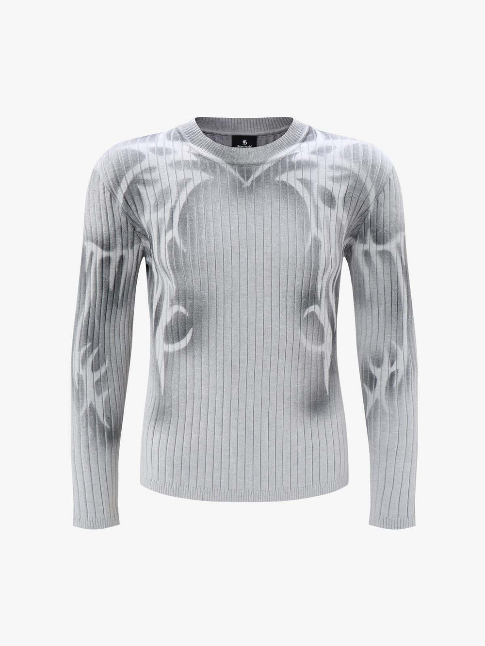 Thorn Graphic Dark Knit Top