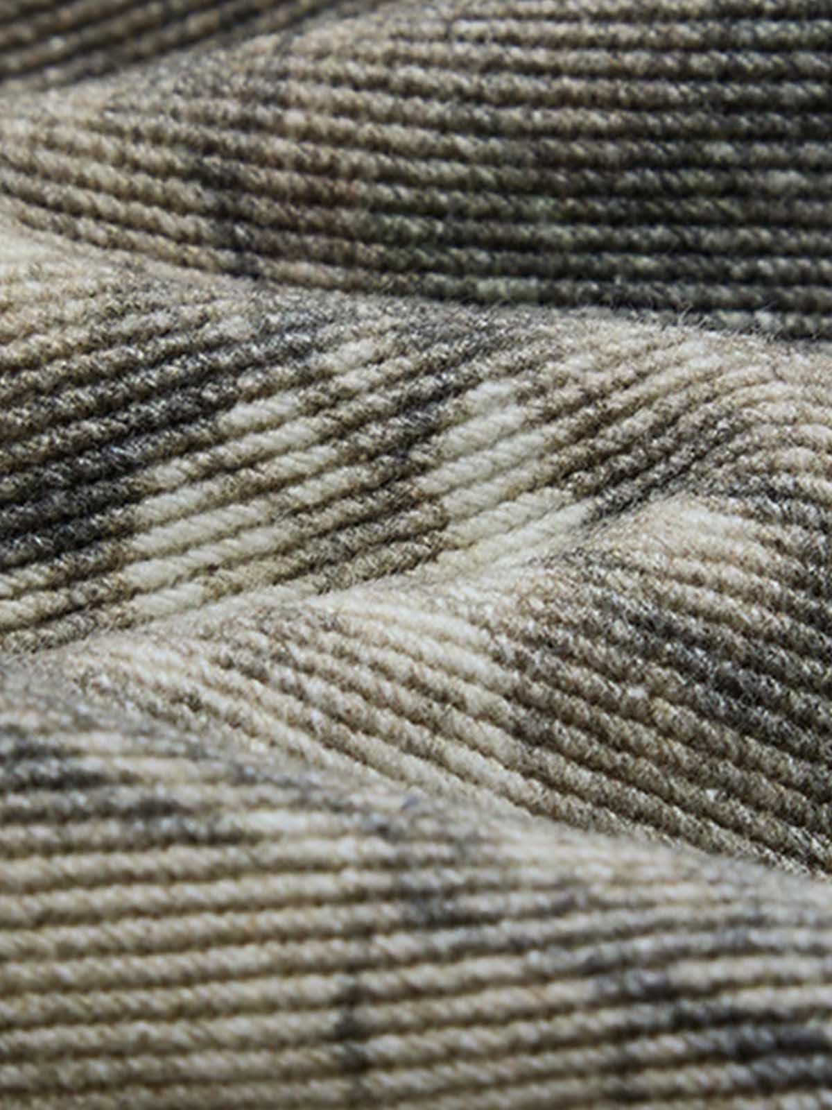 Abstract Camouflage Washed Barrel Jeans