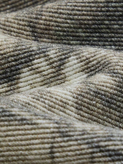 Abstract Camouflage Washed Barrel Jeans