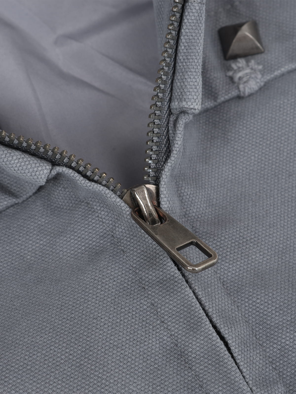 Thesupermade Street Punk Heavy-duty Studded Distressed Jacket 