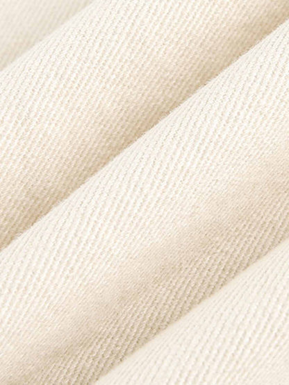 Panel Construction Button-Up Workwear Jacket