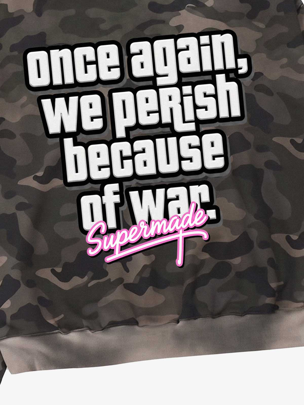 Anti-War Graphic Hoodie