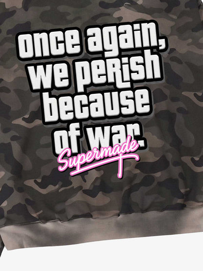 Anti-War Graphic Hoodie