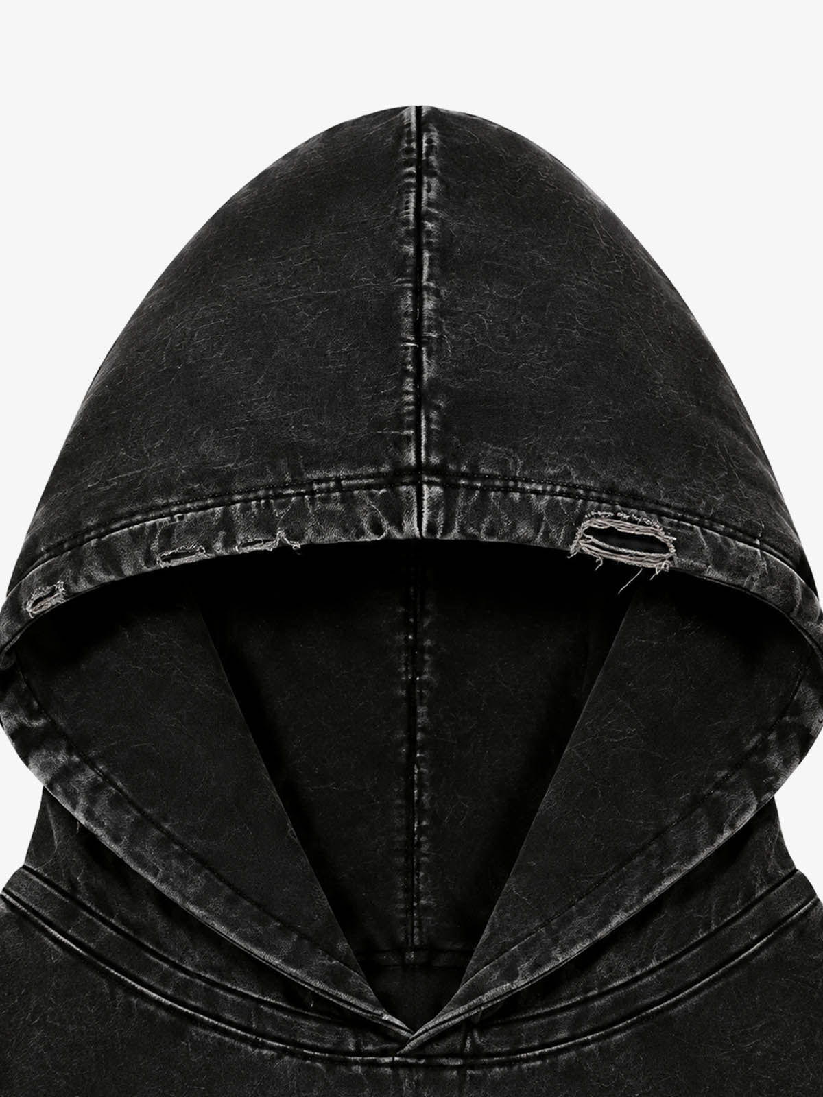 Armor Graphic Distressed Hoodie & Wide-Leg Sweatpants Set