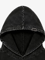Armor Graphic Distressed Hoodie & Wide-Leg Sweatpants Set