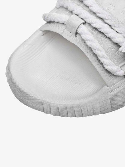 Stylish Rope Design Slip-On Sandals for Summer Comfort 