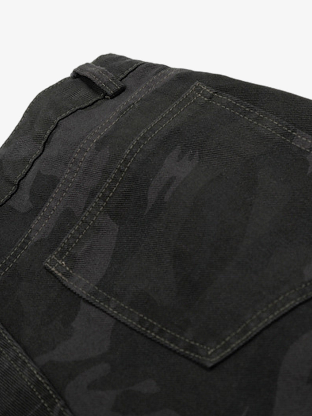 Vintage Camouflage Denim Jorts 