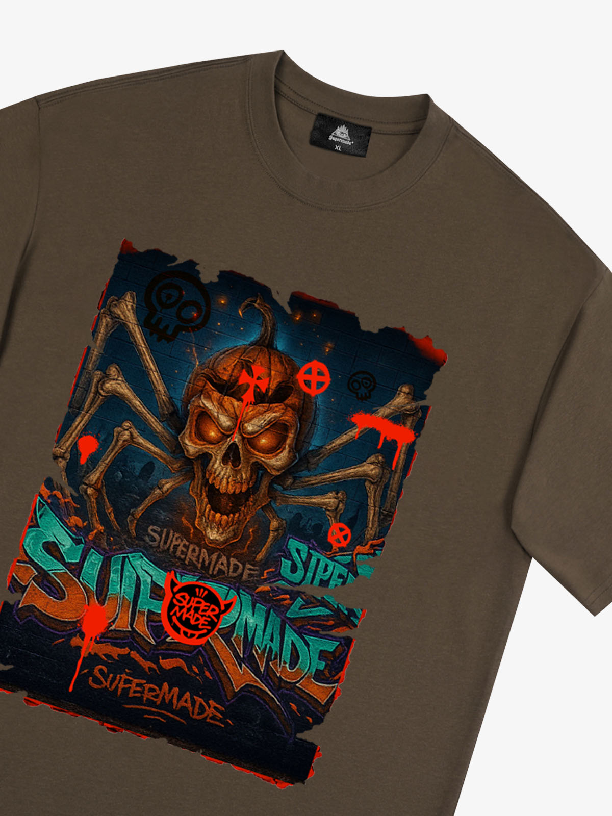 Bloody Dark Skull Spider T-shirt 