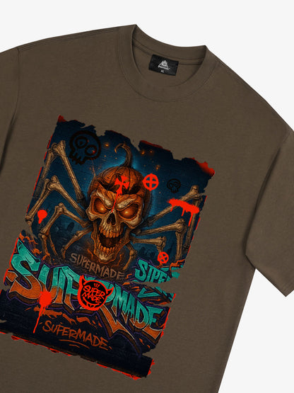 Bloody Dark Skull Spider T-shirt 