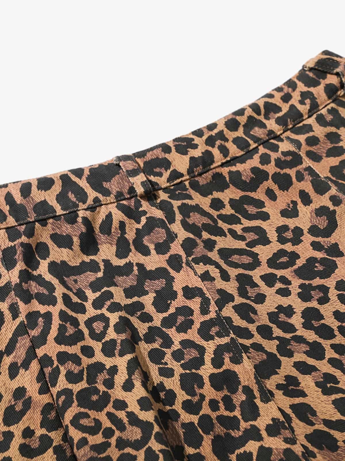 High-Waisted Wide-Leg Cargo Pants with Unique Pocket Design 