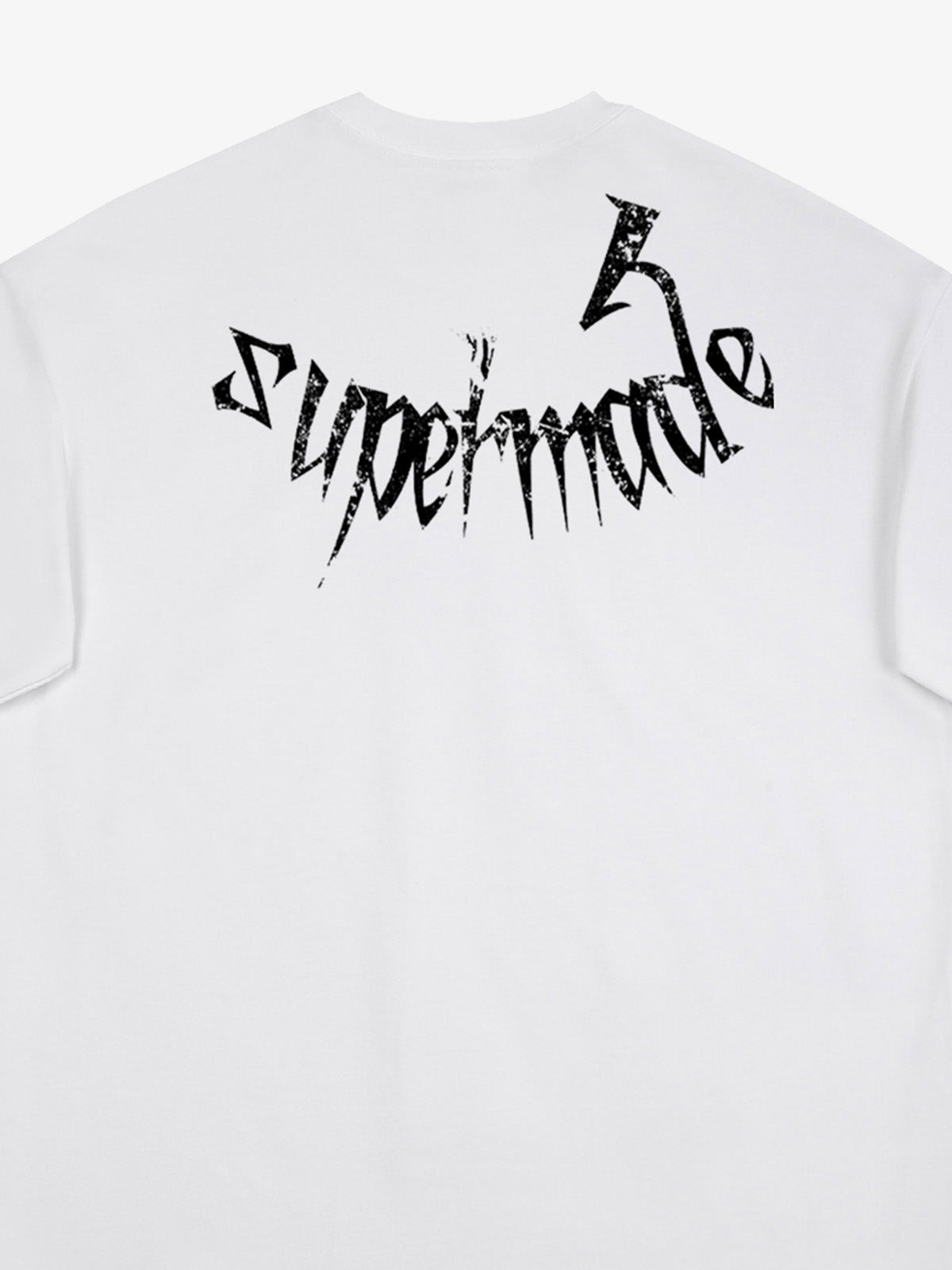 THE SUPERMADE TRENDY STREET OLD-FASHIONER SKULL PRINT T-SHIRT 