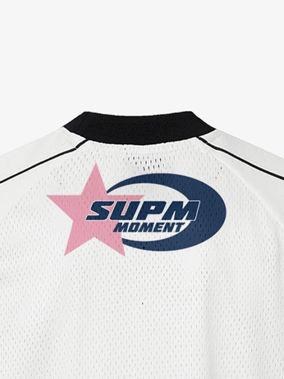 Supermade Jersey Graffiti Letter Long Sleeve T-Shirt 