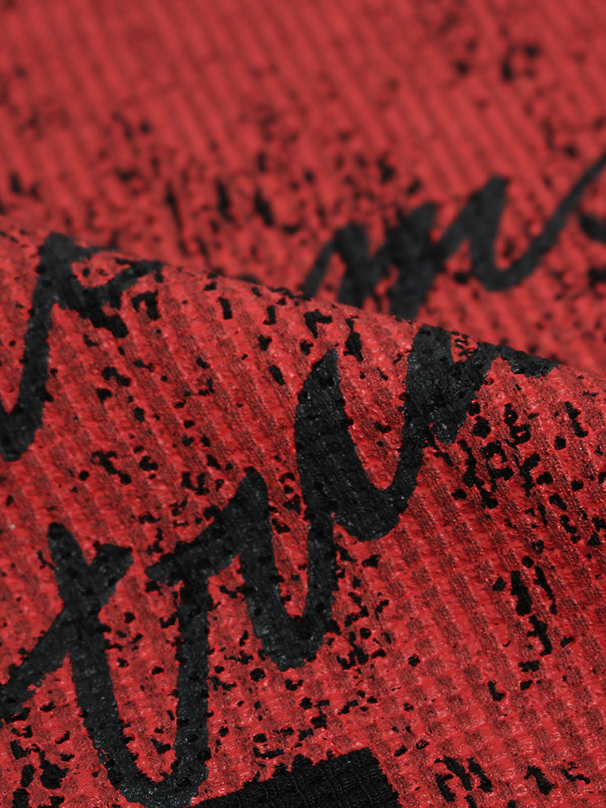 Street Cross Lettering Print Long-sleeved T-shirt 