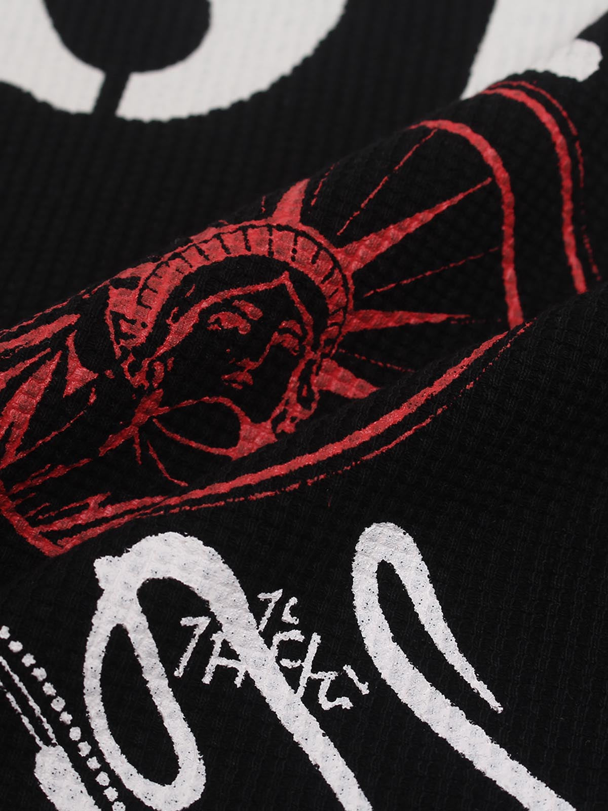 Liberty Stamp Graphic Waffle Long Sleeve Tee