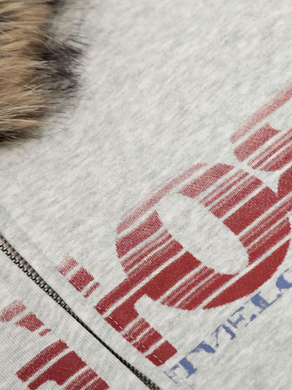 Stylish Faux Fur Hooded Sweatshirt for Winter and Casual Wear 