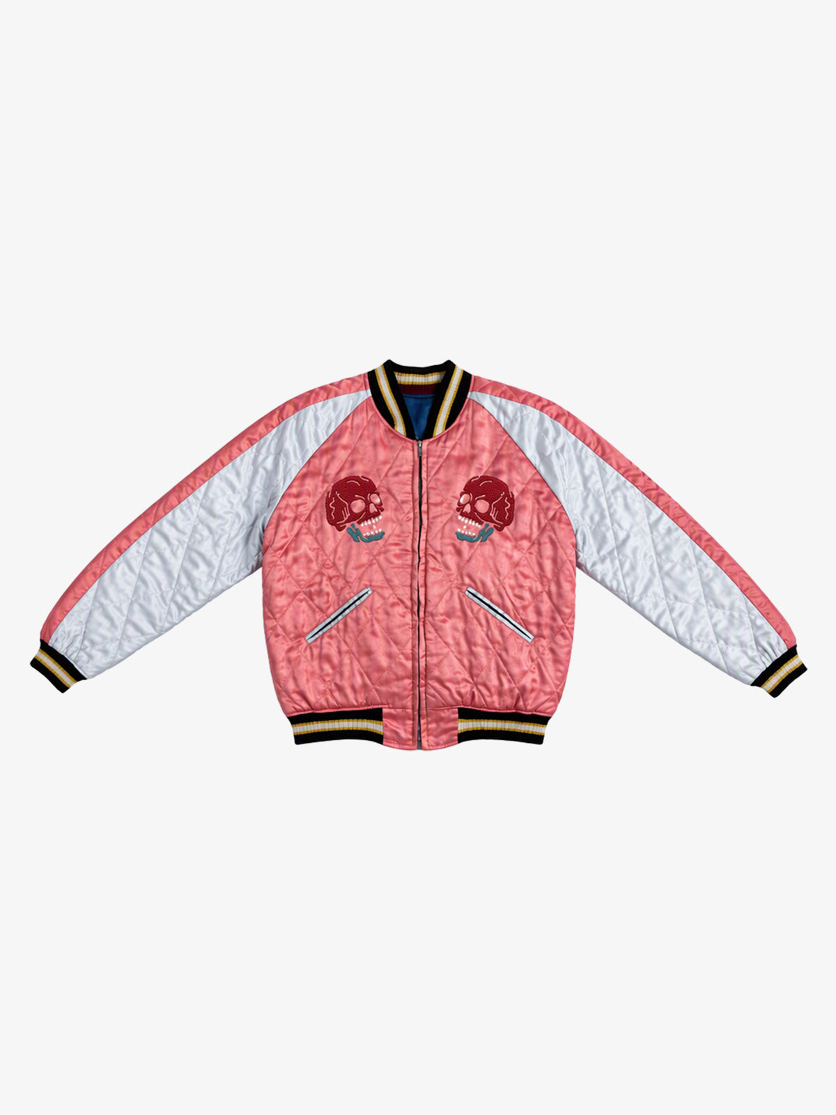 Street Color-blocking Towels Embroidered With Yokosuka Jackets