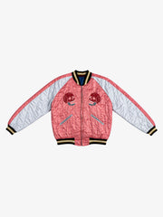 Street Color-blocking Towels Embroidered With Yokosuka Jackets