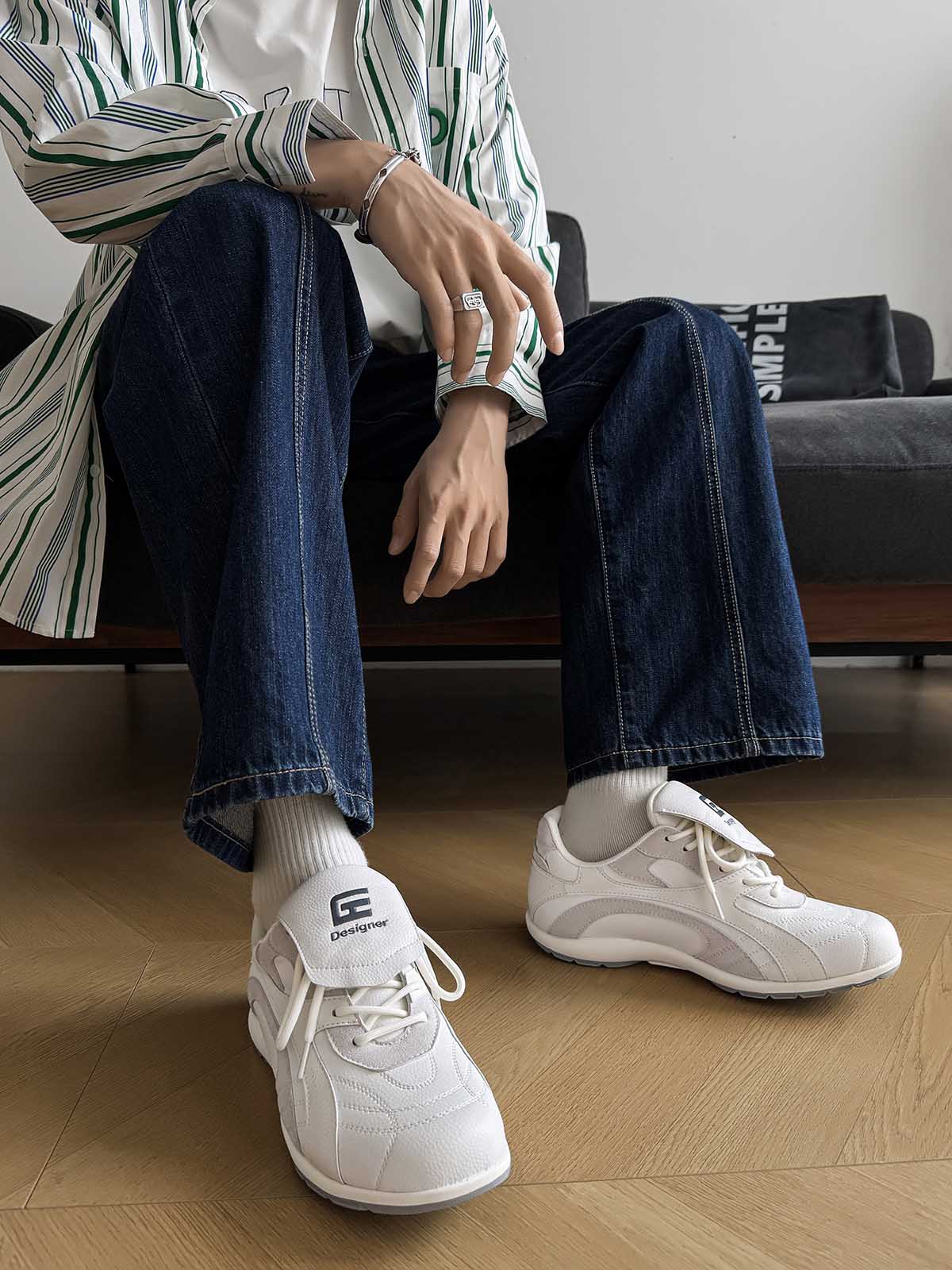 Stylish Yellow Casual Sneakers for Everyday Wear - Comfortable and Versatile Design 