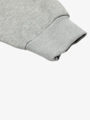 Off-Shoulder-Sweatshirt mit Pelzkragen und Grafikprint '98