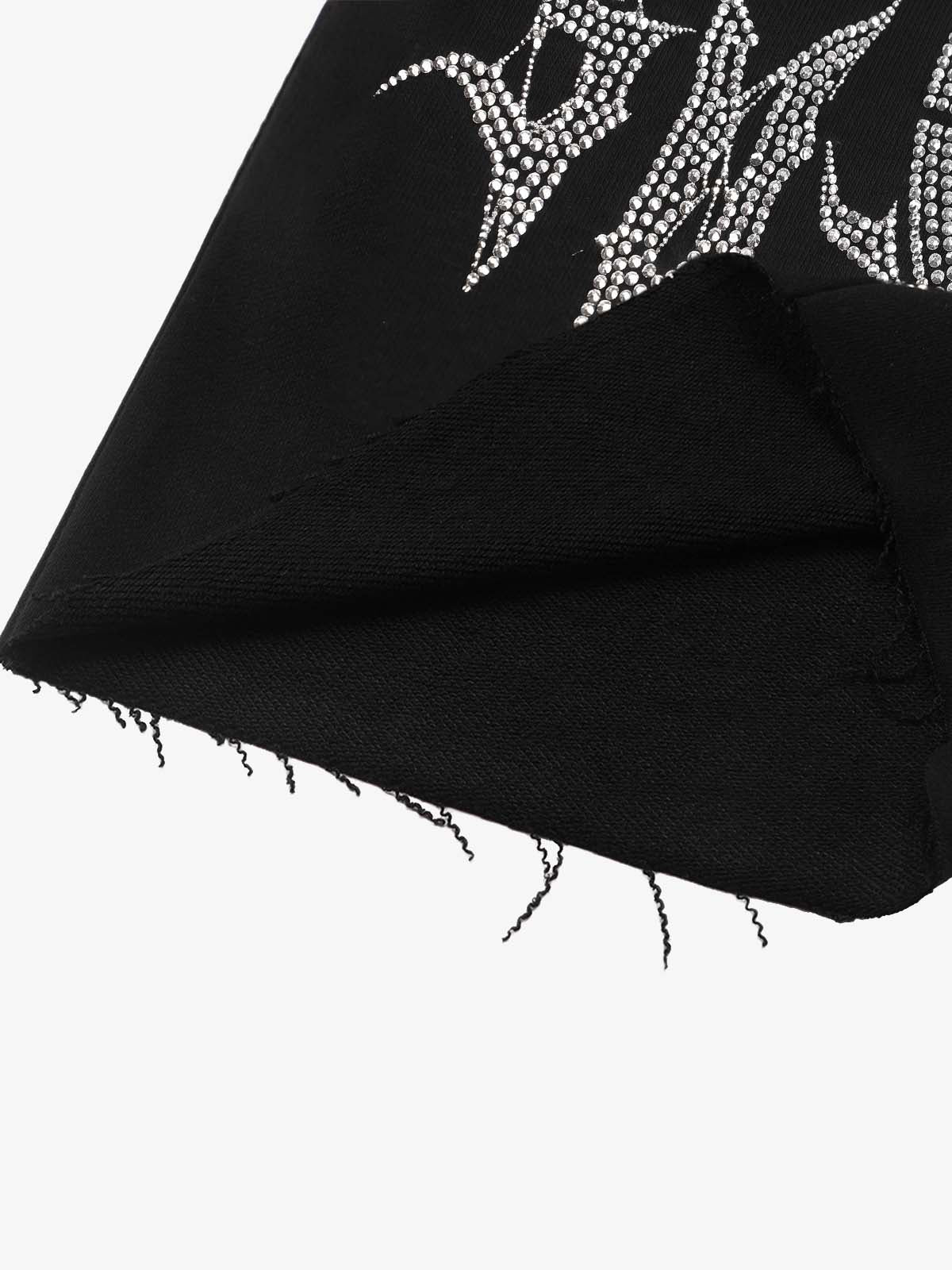 Rhinestone Scorpion Gothic Shorts 