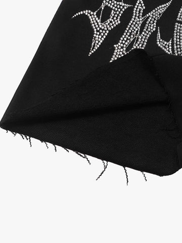 Rhinestone Scorpion Gothic Shorts 