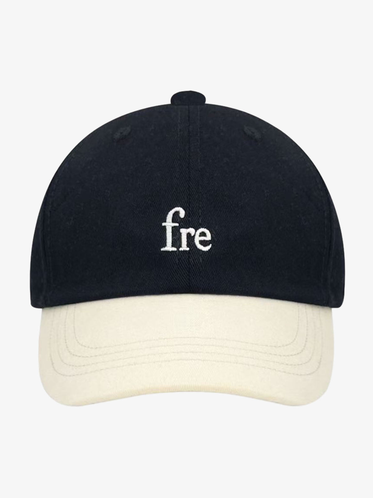 Minimalistische Baseballkappe mit kontrastierender Stickerei