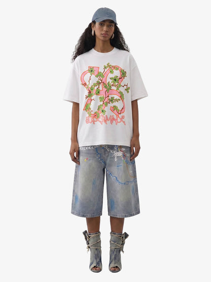 Vintage Double S Vine Graphic T-Shirt 