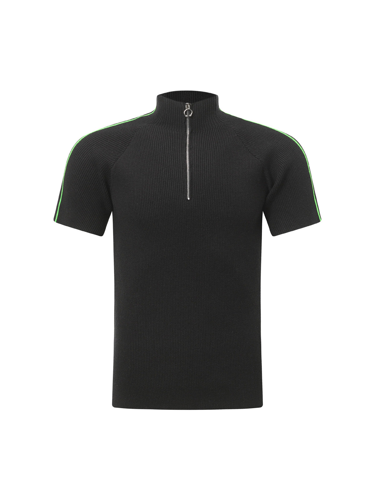 Retro Cleanfit Quarter Zip- Up T-Shirt 