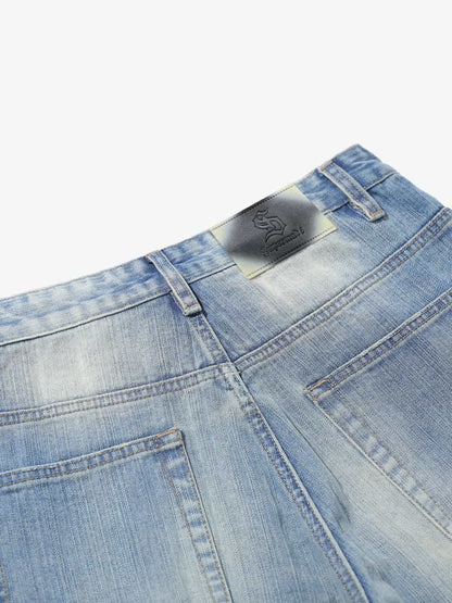 High-Waisted Wide-Leg Cargo Pants with Unique Pocket Design 