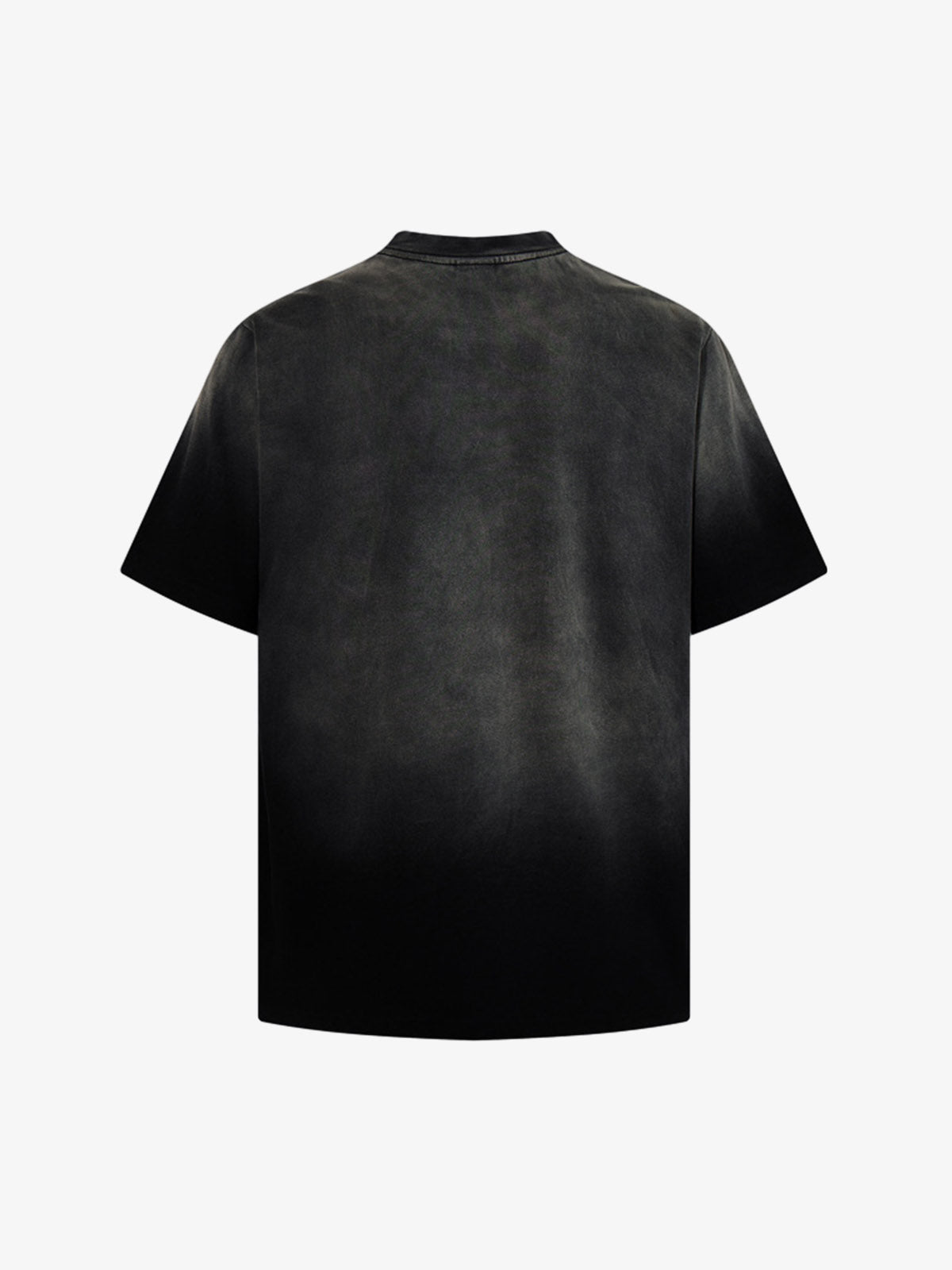 Cotton Oversized Graphic T-Shirt with Punk Rock Print and Vintage Wash Effect 