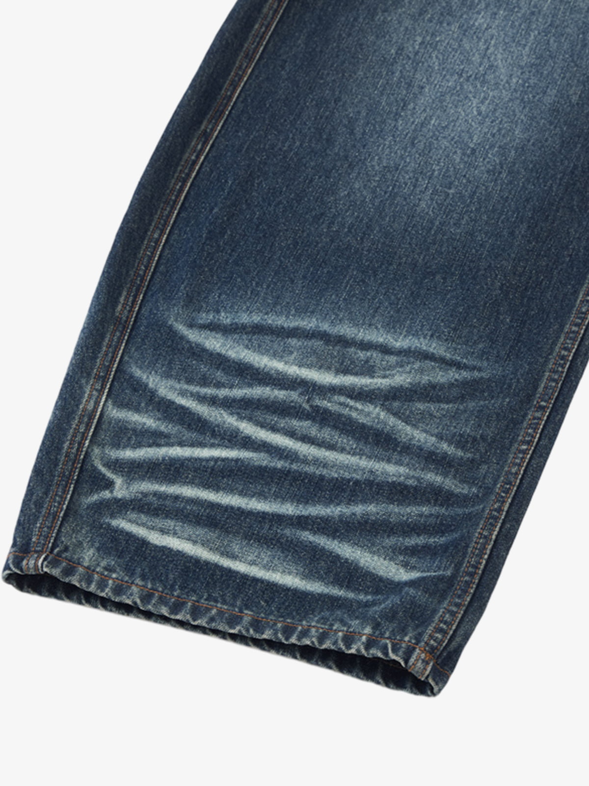 Wide-Leg Denim Jeans with Distressed Look for Women 