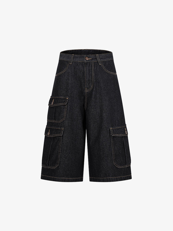 Black Dark Wash Jeans