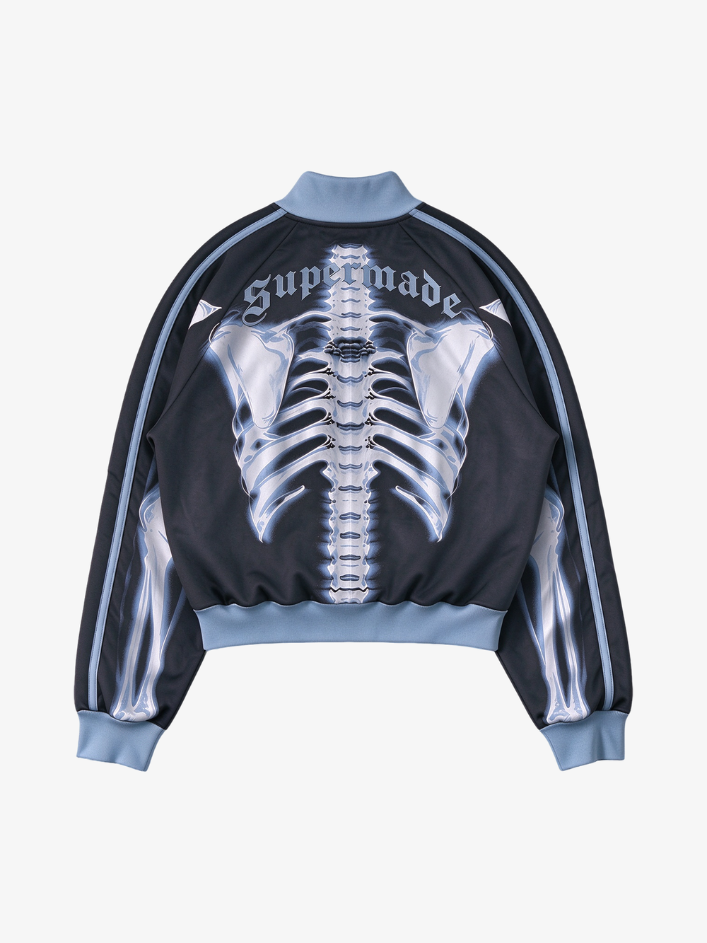Bone Graphic Cropped Jacket