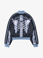 Bone Graphic Cropped Jacket