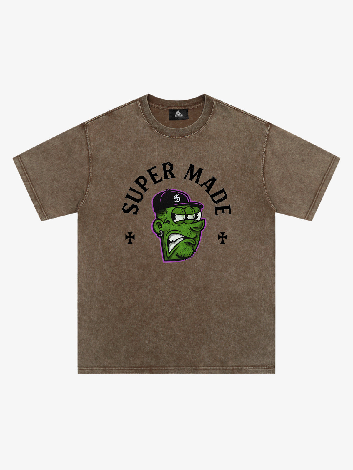 Graphic T-Shirt with Bold Monster Design for Casual Wear 