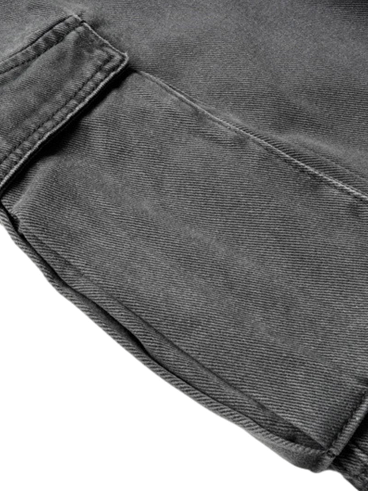 Deconstructed Detachable Split Cargo Jeans 