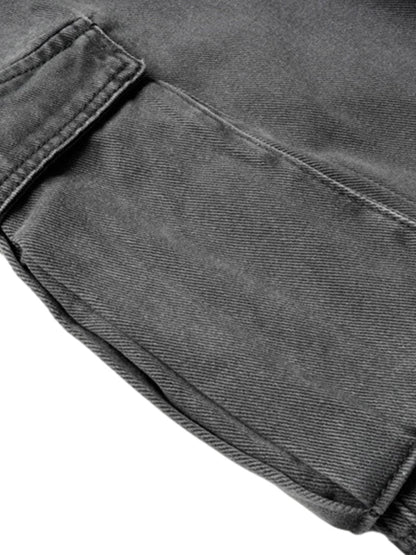 Deconstructed Detachable Split Cargo Jeans 
