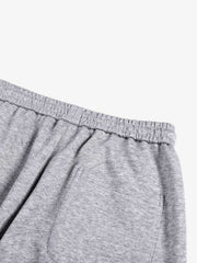 Abstract Line Graphic Wide-Leg Sweatpants