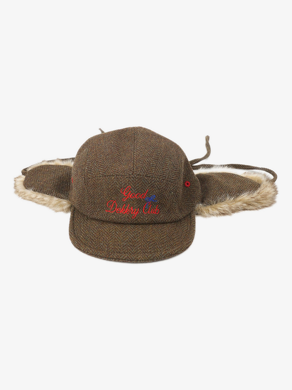 Winter Warmth Aviator Hat with Embroidered Design 